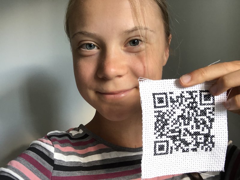 QR Code Greta Thunberg
