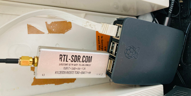 clé RTL-SDR sur un Raspberry Pi